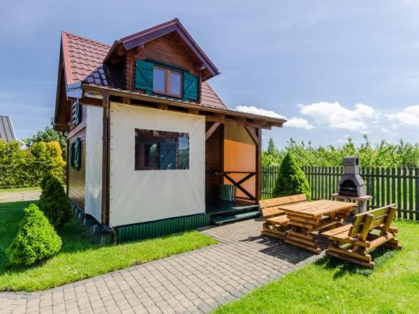 Apartamentowe Domki Drewniane Colorado Villa Karwia Dış mekan fotoğraf