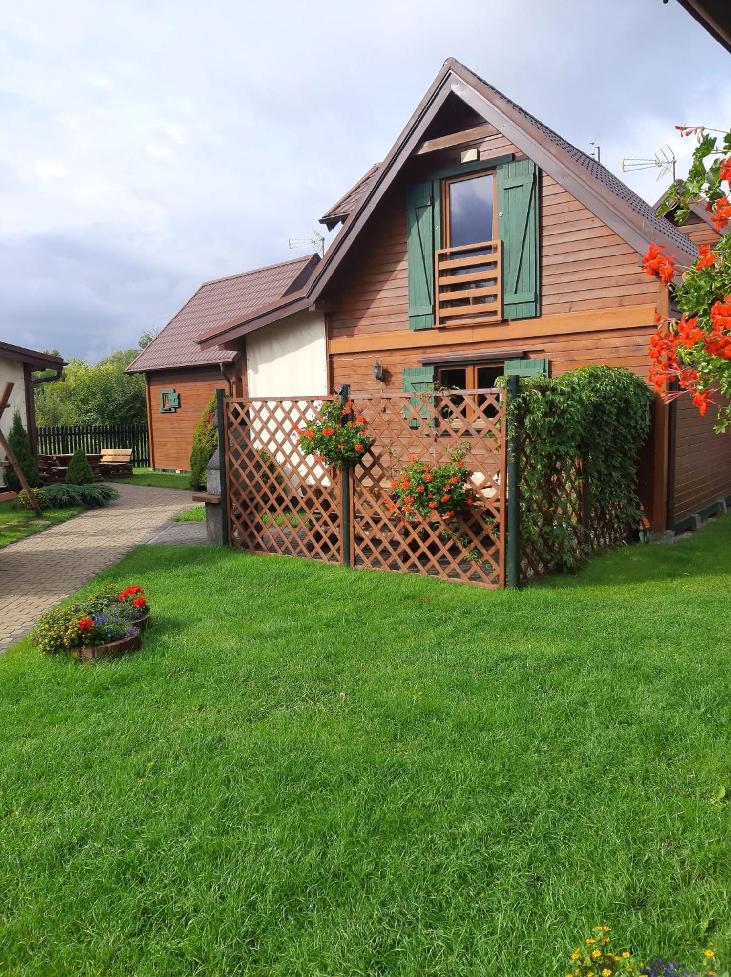 Apartamentowe Domki Drewniane Colorado Villa Karwia Dış mekan fotoğraf